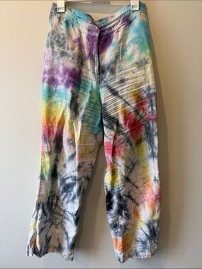 J. Jill Multicolor Tie-Dye Wide Leg Pants